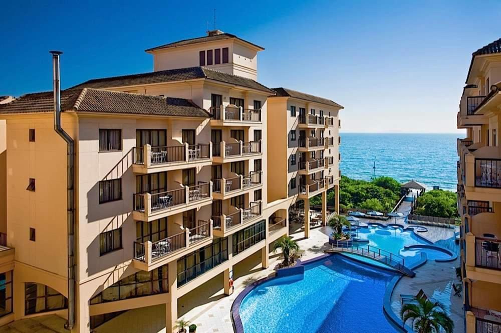 Apto Pes Na Areia Em Hotel Jurere Beach Jurere Internacional フロリアノポリス エクステリア 写真