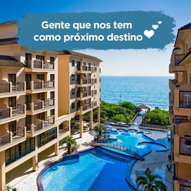 Apto Pes Na Areia Em Hotel Jurere Beach Jurere Internacional フロリアノポリス エクステリア 写真