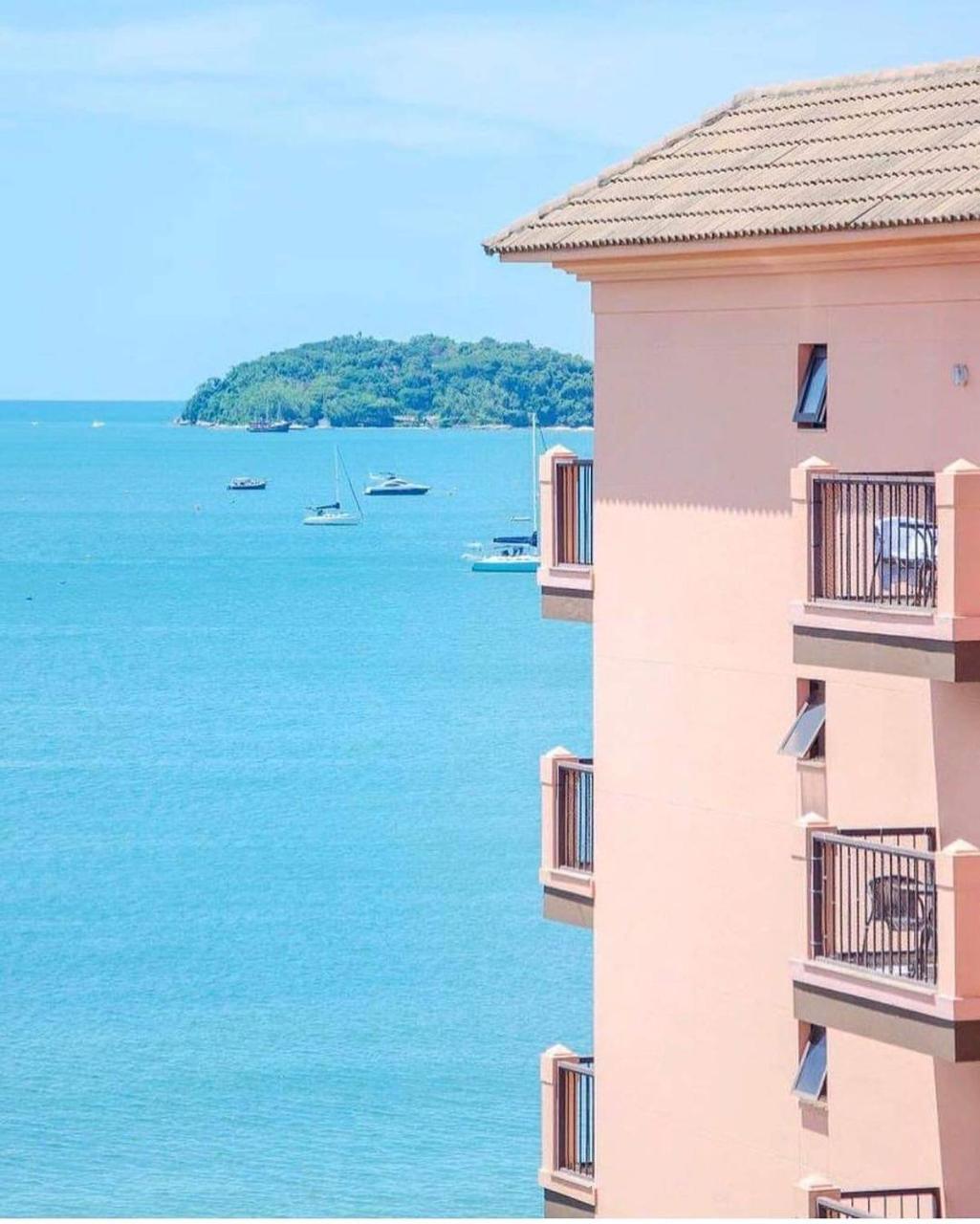 Apto Pes Na Areia Em Hotel Jurere Beach Jurere Internacional フロリアノポリス エクステリア 写真