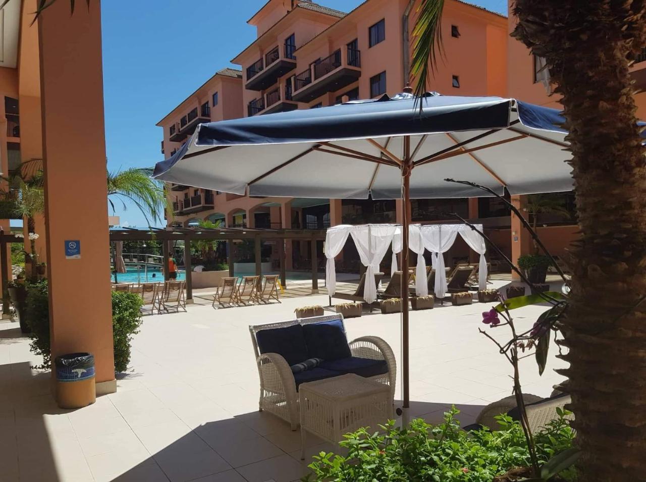Apto Pes Na Areia Em Hotel Jurere Beach Jurere Internacional フロリアノポリス エクステリア 写真