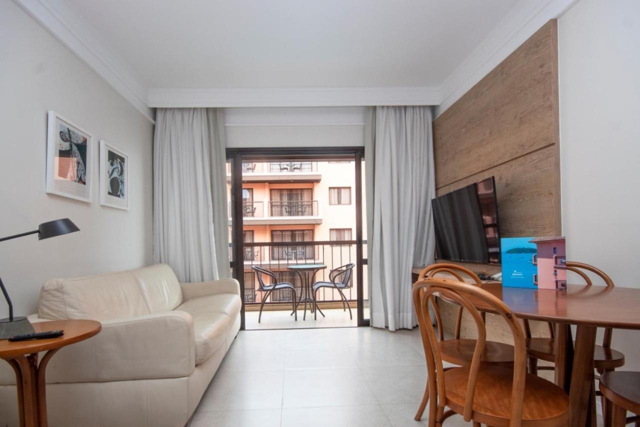 Apto Pes Na Areia Em Hotel Jurere Beach Jurere Internacional フロリアノポリス エクステリア 写真